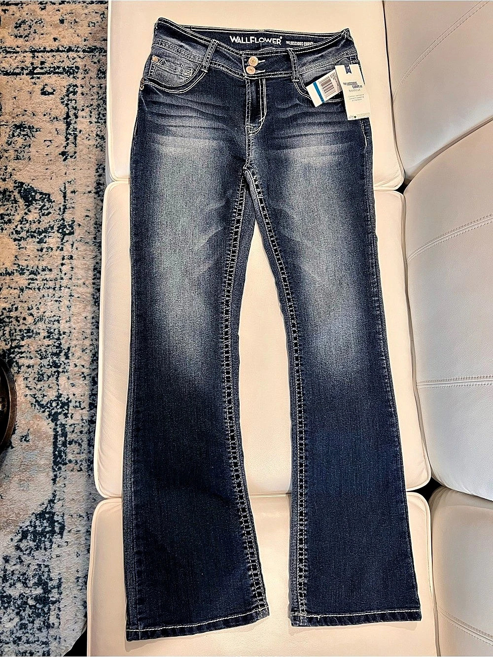 WALLFLOWER Bootcut Jeans in Blue Size 9 NWT